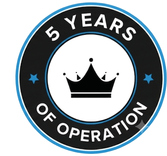 5 years of operation badge